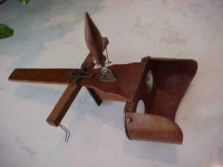Antique Wood Stereoscope Stereo Viewer With Thick Glass