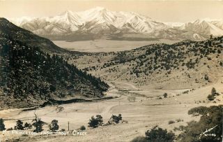 Trout Creek,  Colorado - Mt.  Princetown - Sanborn Old Real Photo Poscard View
