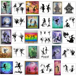 Fairy Elf Silicone Clear Stamps Scrapbooking Embossing Paper Photo Album Cards