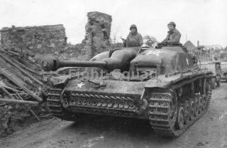 Ww2 Picture Photo Captured German Tank Stug Iii Captured And Use By Us Army 3599