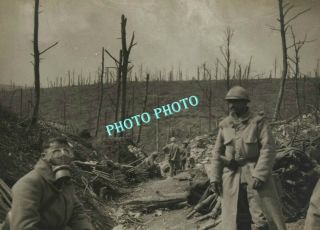 Ww1 Wwi Guerre 1914 - 1918 Photo Poilu - Combat Verdun 14/18 Krieg War 1