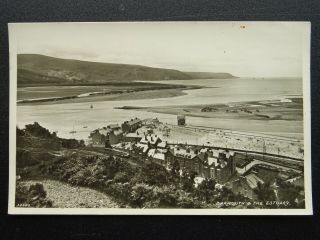 Wales Barmouth The Town & Estuary - Old Rp Postcard