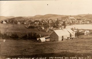 Vintage Rp Postcard,  View Of Ste.  Agathe Des Monts Quebec,  Ca1930.  Ct14