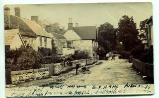 Street,  The Old Village Inn,  Bembridge? Isle Of Wight I.  O.  W.  1904 Photo Postcard