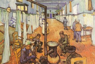 Vintage Postcard 1990s Vincent Van Gogh The Hospital In Arles 1889 Das Hospital