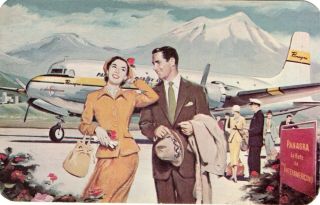 Vintage & Post Card,  Panagra,  Pan American - Grace Airways,  Inc.
