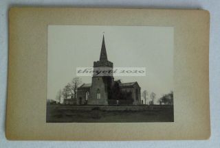 Cabinet Photograph Upton Warren Church Worcestershire By H R Hemsworth Worcester