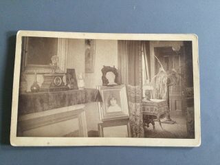 1887 Post Mortem Memorial Cabinet Card Photo,  Death Mask,  Portrait,  Young Girl