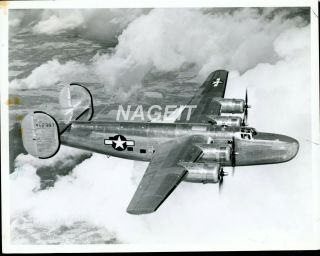 Ww2 Usaaf C - 87 Liberator Transport Press Type Photo U46