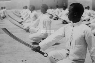 Ww2 Photo Chinese Soldiers In A Training Session With Dadao Cleaver 420