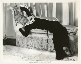 Languid Beauty Mona Barrie 1935 Art Deco Glamour Production Photograph