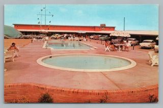 Beacon Motor Lodge Nags Head Nc Vintage Outer Banks Motel Swimming Pool 1960s