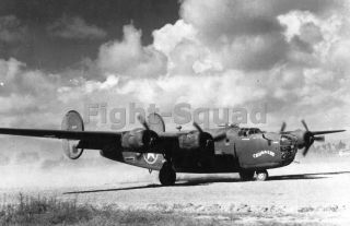 Ww2 Picture Photo 1943 B - 24d Liberator Chug - A - Lug Take - Off From The Kwangha 2019