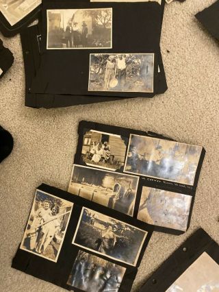 Vintage Photos from Album With Black & White & Sepia Photos 1920 - 30s 2