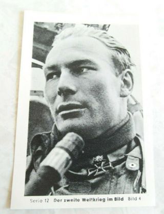German Ww2,  Werner Baumbach,  German Bomber Pilot Photo Sammelwerk