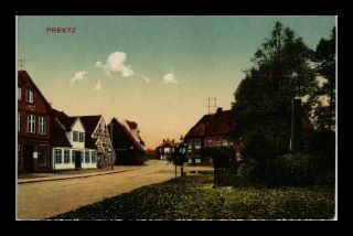 Dr Jim Stamps Street View Preetz Old Postcard Germany