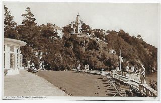 Portmeirion.  View From The Terrace - Orig Old U/u Rppc (pub:unknown) -