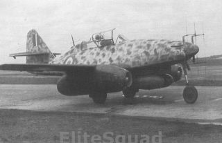 Ww2 Photo Picture German Night Fighter Messerschmitt Me 262 341