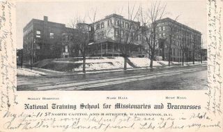 Washington Dc National Training School For Missionaries Vintage Postcard Cc1596