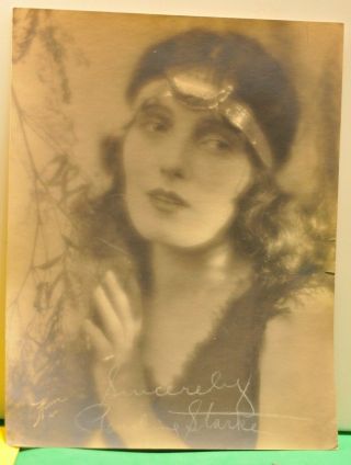 8x10 Bw Autographed Silent Film Star Flapper Girl Pauline Starke 1920 