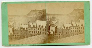 Citadel And Durham Terrace Quebec Vintage Stereoview Photo By L.  Vallee