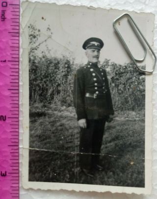 135 Ww2 Orig.  Photo German Officer? 2.  5 X 3.  5 Inch