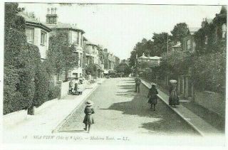L.  Levy Postcard Madeira Road Seaview Isle Of Wight Ll.  No.  18 Vintage 1905 - 10