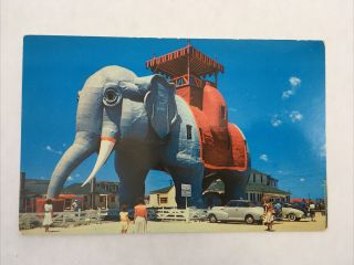 Lucy The Elephant Hotel Atlantic City Margate Vintage Postcard Unposted