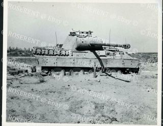 1944 Italy - The 1st German Panther Tank To Be Captured - I.  W.  M.  Photo 26 By 20cm