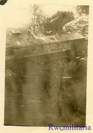 RARE US Soldier View Captured German Maultier NEBELWERFER Armored Halftrack 2