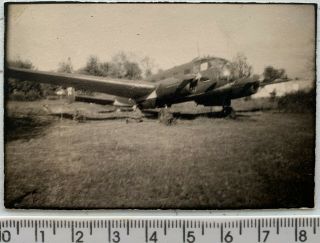 Wwii Captured Siebel Si 204 Luftwaffe German Transport Aircraft Vintage Photo