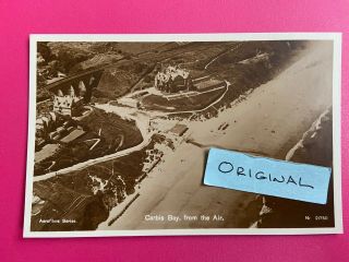 Vintage Rp Postcard - Cornwall - Carbis Bay,  From The Air - Perfect