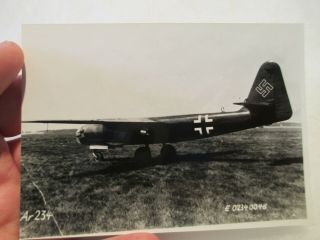 Photo Captured German Arado Ar234 Jet Bomber