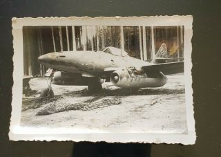 Wwii Captured Messerschmitt 262 Luftwaffe German Aircraft Orig.  Vintage Photo