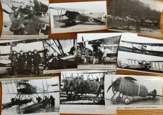 Ww1 Military Aircraft Vintage Photo X20 Capture From German Language Magazines