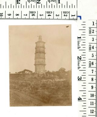 China near Tianjin Lang - Fang Tientsin Pei - Wang Pagoda - orig ≈ 1901 2