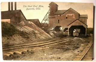 Vintage Postcard The Ideal Coal Mine Byesville Ohio