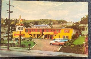 2 Vintage Rppc Oakland California 1962 Sun Crest Motel
