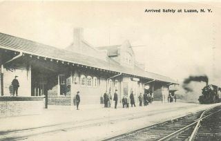 Luzon York Railroad Station Depot Old Postcard View