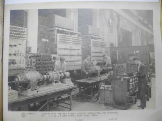 2 Vintage 1927 Ge General Electric Testing Generators West Lynn,  Mass,  Photos