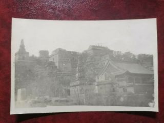 China Vintage Real Photo Postcard,  Peking,  Beijing Summer Palace,  Wanshou Hill.