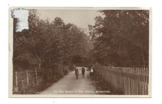 Vintage Rp Postcard On The Road To The Ferry,  Bieldshire,  Aberdeenshire.