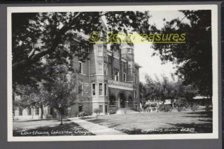 Rppc Courthouse Lakeview Or Oregon Old Cars Lake County Real Photo
