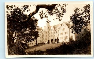 Bowles Hall University Of California Berkeley Ca Vintage Rppc Photo Postcard D76