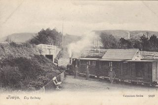 Towyn,  Toy Railway - Vintage Postcard (ref 6496/20)