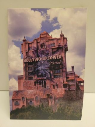Vintage Postcard Disney Mgm Studios Twilight Zone Tower Of Terror