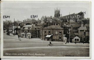 Vintage Postcard,  The Old Mill Stone Hotel,  Waters Green,  Macclesfield,  1944