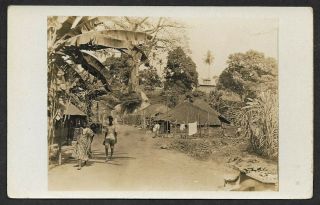 Sierra Leone Freetown Vintage Real Photo Postcard