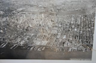 1930 ' s Vintage YORK CITY Aerial View By McLaughlin Air Service Photo 8 X10 2