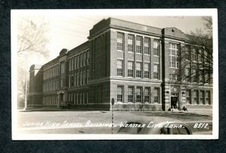 Webster City Iowa Junior High School,  Vintage Postcard